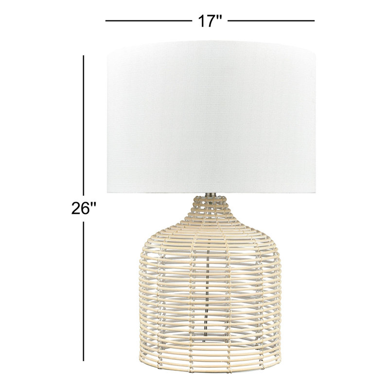 Boreal Wicker/Rattan Table Lamp