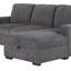 Canapé-lit modulaire en U gris U2660