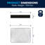 Matelas hybride en mousse et à ressorts ensachés certifiés CertiPUR-US-888656634-888656635
