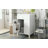 Bathroom Vanity with Ceramic Sink, two Drawers and Storage Racks on the Door-1754678309