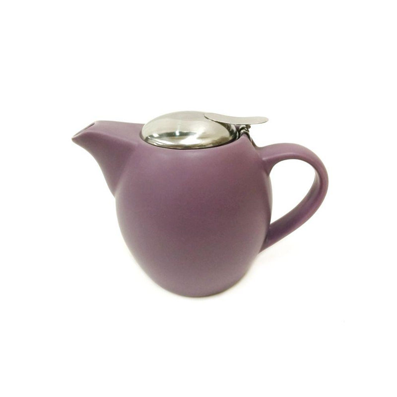 Théière en porcelaine perle Attleborough, Verre à gin, Mauve