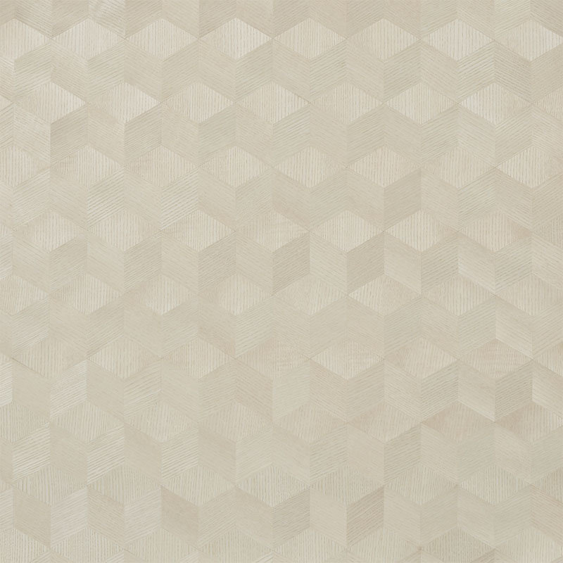 Chevron Inlay Wallpaper, Blond