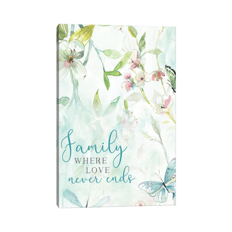 Love Never Ends by Carol Robinson - Print on Canvas, Wrapped Canvas, 66.04 cm H x 45.72 cm W x 3.175 cm D