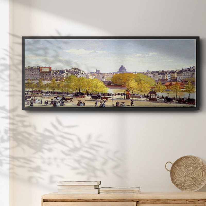 Que Du Lourve 1867- Framed Canvas