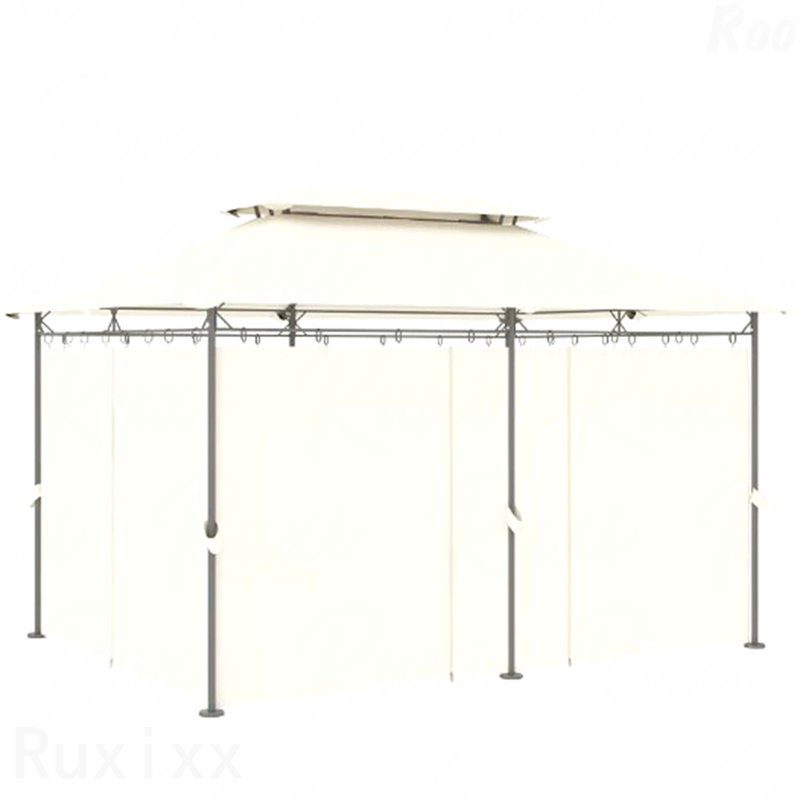 Gazebo, moustiquaire pour l'extérieur avec tablettes