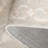 Angeletta Tufted Wool/Cotton Damask Rug in Light Gray/Ivory-896543983
