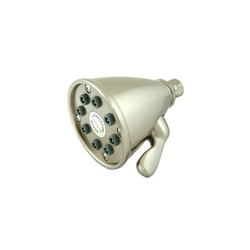 Hot Springs 8 Nozzles Power Jet Volume Control Shower Head, Satin Nickel