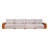 Yanali 4-Pieces Patio Aluminum Conversation Sets