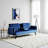 Convertible Sofa Bed with Cup Holders, Tufted Sleeper Couch for Small Spaces