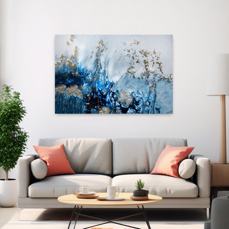 Underwater - Gently Drifting 1 Piece Wrapped Canvas Wall Art, 101.6 cm H x 152.4 cm W