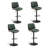 Modern Swivel 26”H Barstools, Adjustable Height Counter Stools With Bentwood, Faux Leather Upholstered Bar Stools With Footrest For Bar, Kitchen, Dining Room-29039031