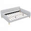 Upholstered Daybed with 4 Support Legs-136747438-136747439
