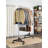 Whitmor Commercial Rolling Garment Z-Rack - Chrome
