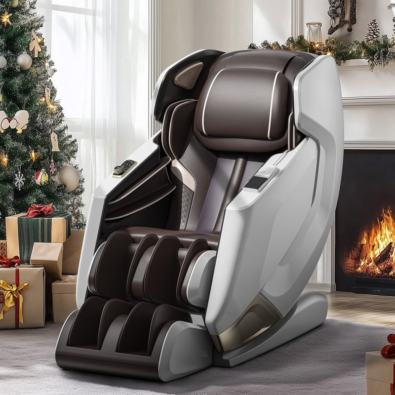 Cello 2026 Full Body 4D Massage Chair With Automatic Extended Footrest, SL-Track Zero Gravity Recliner, Full Air Bags, Heat Therapy, Yoga Stretch, Foot Roller, Shiatsu/Knead/Thai Massage, Bluetooth Player with AI Voice Control