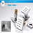 Contemporary bathroom faucet with water-saving aerator and smooth lever control