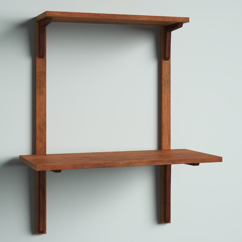Bureau flottant Pietsch, Noyer brun