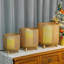 Decorative Planters Set of 3, Gold Metal Plant Pots with Legs