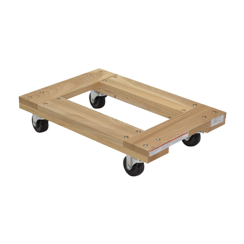 900 Lb. Capacity Platform Dolly, Light Brown, 5.5" H x 24" W x 16" D