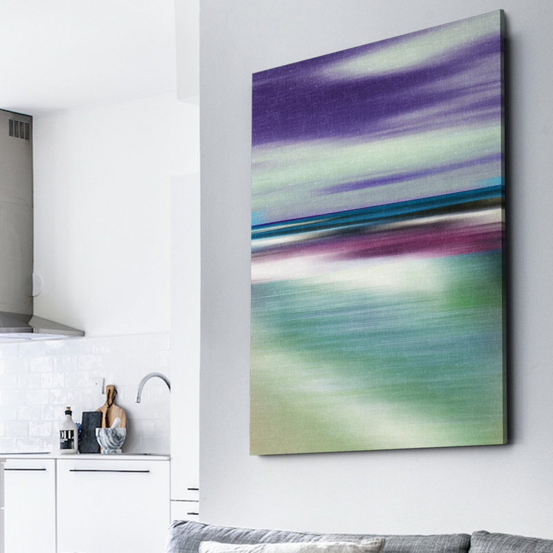 «  "eaux à bijoux"  », reproduction d’impression sur toile tendue, H 24 po x l 32 po x P 1,5 po