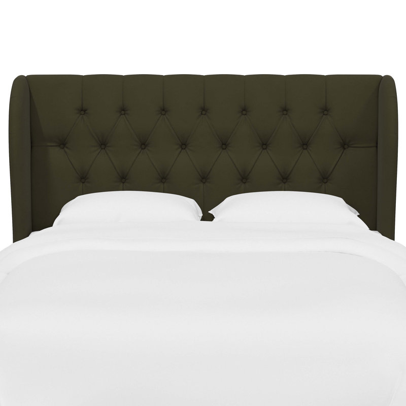 Tomey Upholstered Headboard, Twin, Classic Loden Velvet