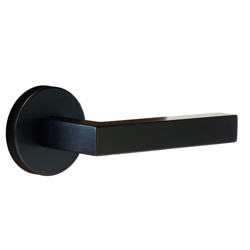 Ensemble de faux mannequin avec plateau rond Alpine, Noir satiné