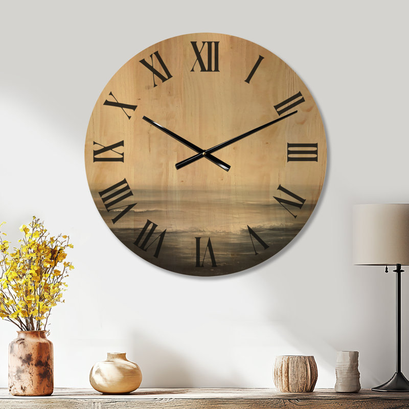 Solid Wood Wall Clock, Grand
