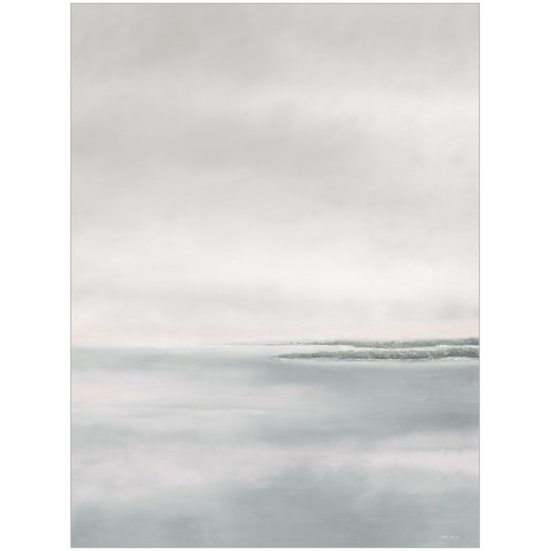 «Fog on the Water 1», reproduction encadrée sur toile