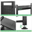 Étagère de cuisine Baker's Racks, tablette extensible à 3 niveaux, robuste et réglable, pour four à micro-ondes, organisateur et rangement de comptoir avec 9 crochets et support pour planche à découper, supporte jusqu'à 82 kg (noir)
