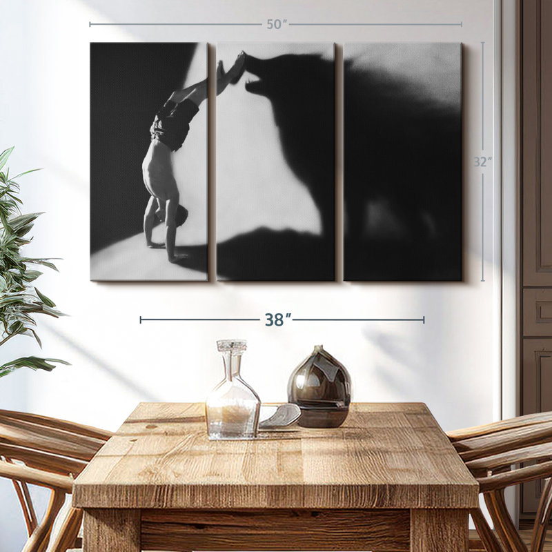 " Workout ", 50" H x 32" W