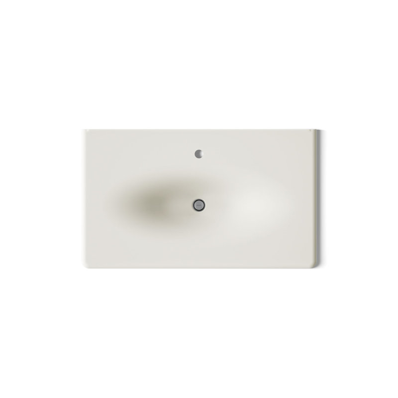 Iron Impressions 38" Single Bathroom Vanity Top, Single, Biscuit