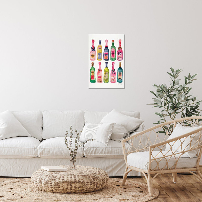 Champagne par Cat Coquillette - impression non encadrée, H 24 po x l 16 po x P 0,25 po