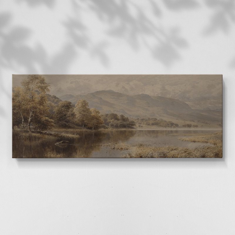 Série paysage - DCCIVIV - Toile tendue avec châssis - Prêt à accrocher, H 12 po x l 30 po
