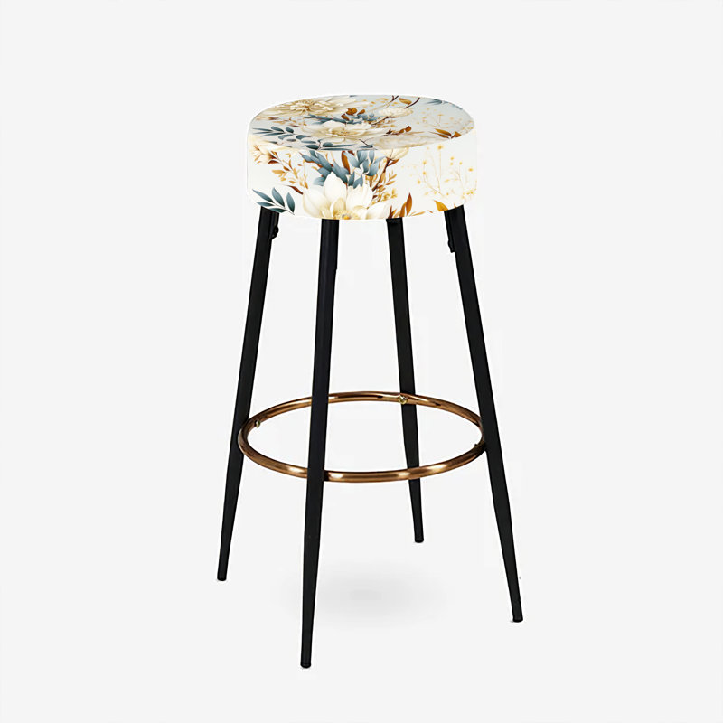 Ensemble de 2 tabourets de bar Green Green Coastal Serene Floral Harmony