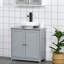 Meuble-lavabo simple 23,50 po avec base en U et découpe en U seulement-101474045