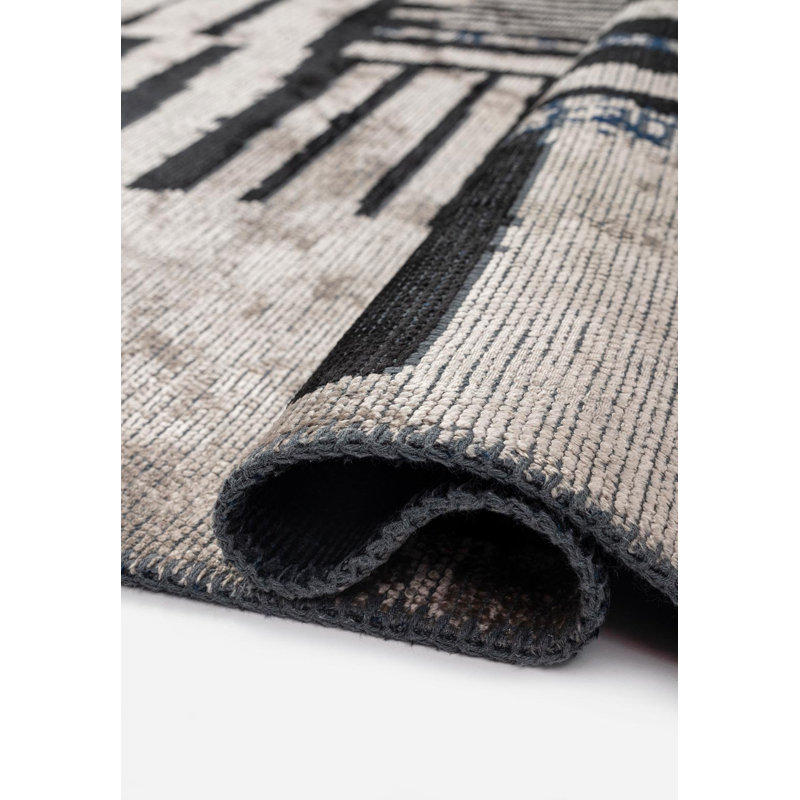 Rapture Abstract Area Rug, Rectangle 9'10" x 14'