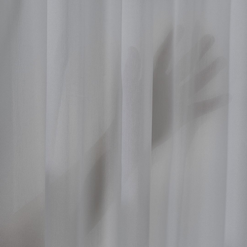 Panneau très semi-transparent extra long et extra large, L 120 po x L 216 po, Gris