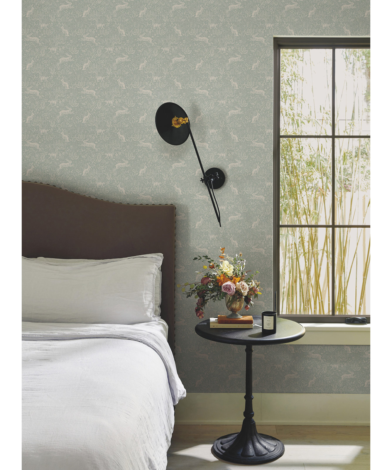 Fable Self-Adhesive Wallpaper, Green