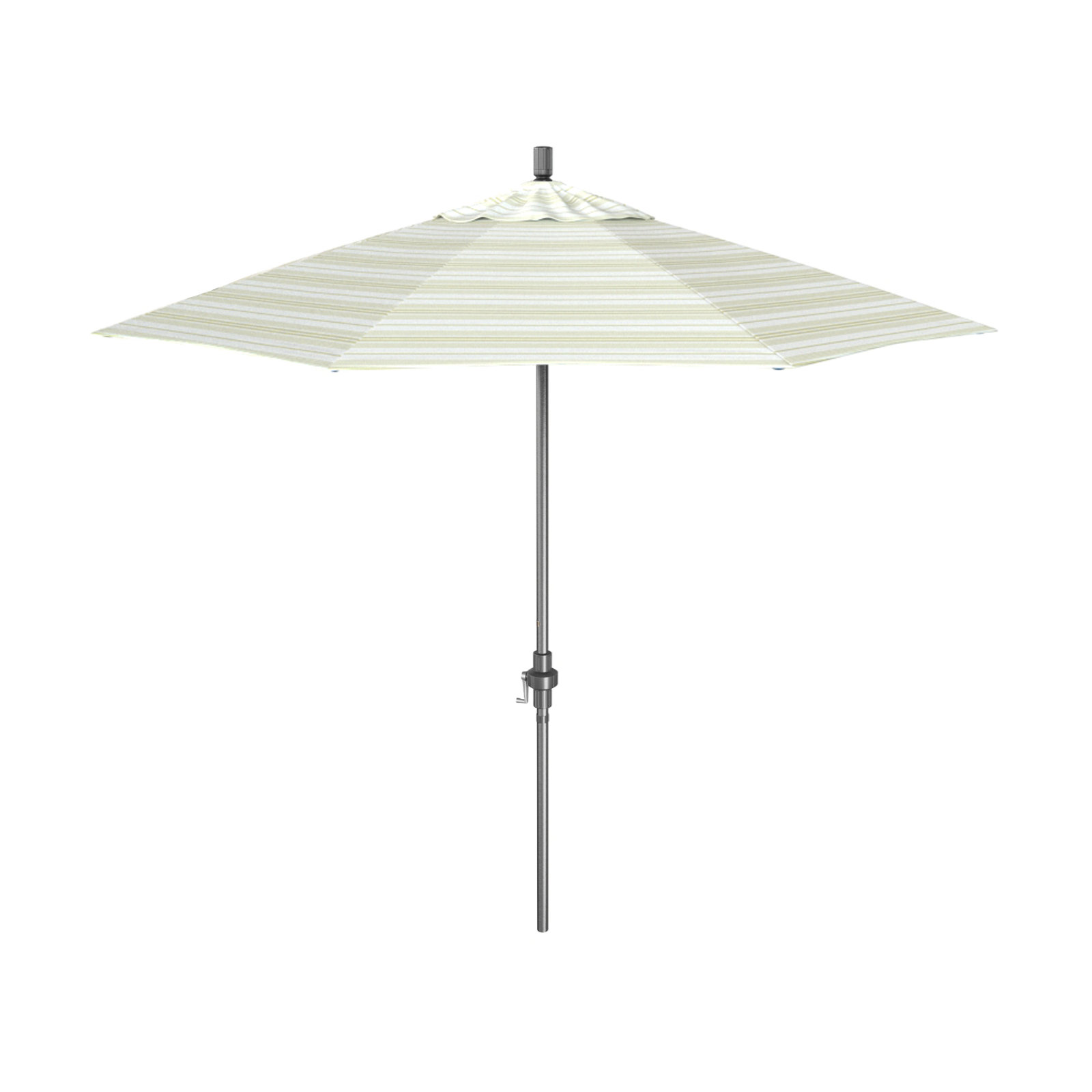 Santana 9' Umbrella, Welfleet Basil Outdura®, Gray