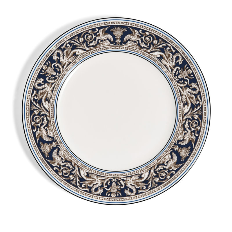 Florentine Navy 10.7in Plate