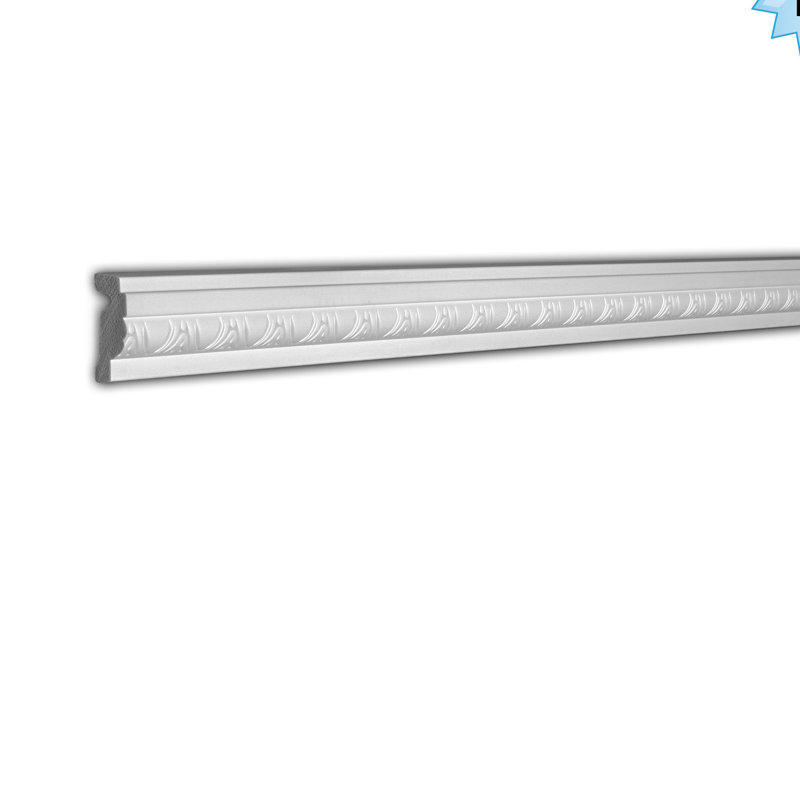 2 in x 5/8 in x 96 in Egg and Dart Recycled Polystyrene Panel Moulding Pro Pack 48 LF