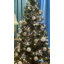 5 pi. Arbre de Noël 756 pointes avec 250 lumières à DEL blanc chaud - branches mixtes en PVC + PE, structure à charnières pour une installation facile, support en métal pour un soutien solide - décoration luxueuse des Fêtes-1977593726