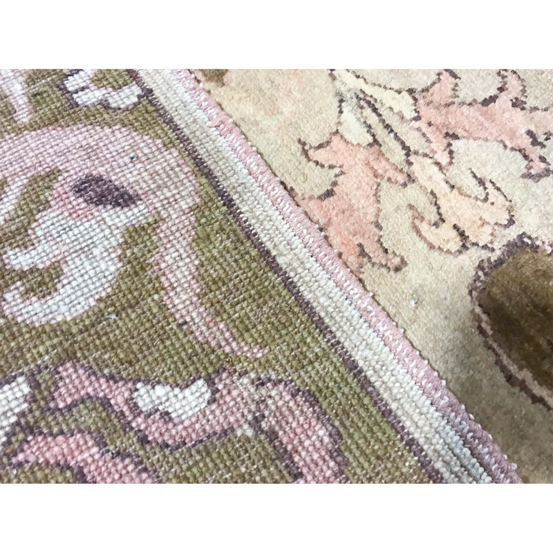 Tapis brun de haute qualité noué à la main