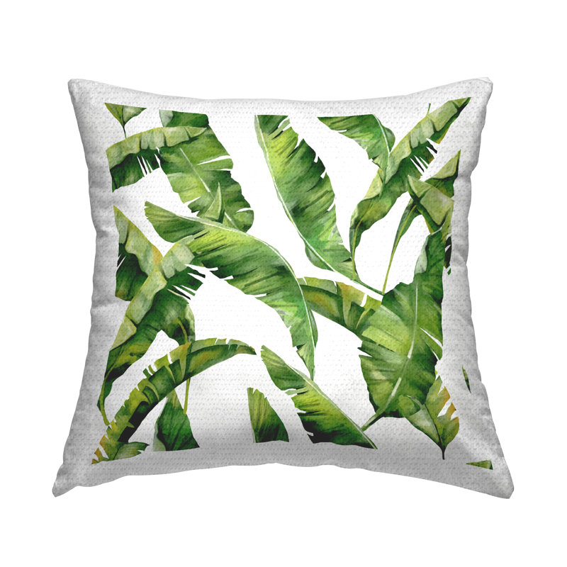 Coussin d'extérieur Lush Green Plant Leaves