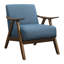 Chaise d'appoint Brockenhurst Modern Retro-125223518