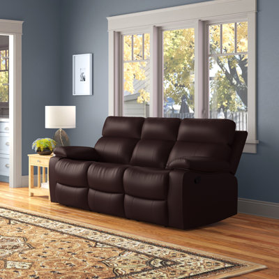 Mose Upholstered 87'' Reclining Sofa