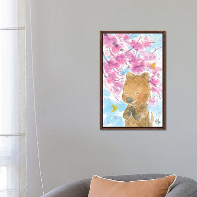 Cherry Blossom Quokka by Martin Hsu - Painting on Canvas