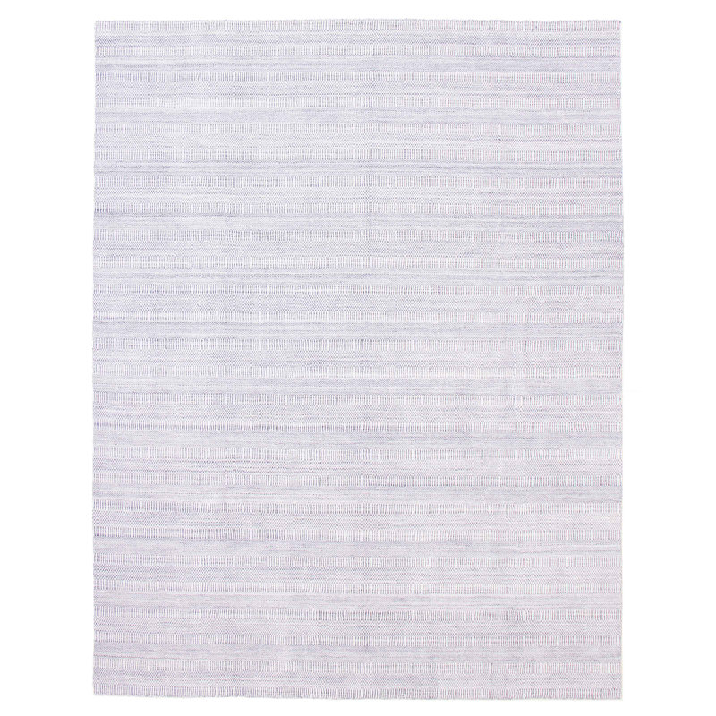 Tapis unique en laine gris nouvel âge 9 pi 3 po x 12 pi Wilhard
