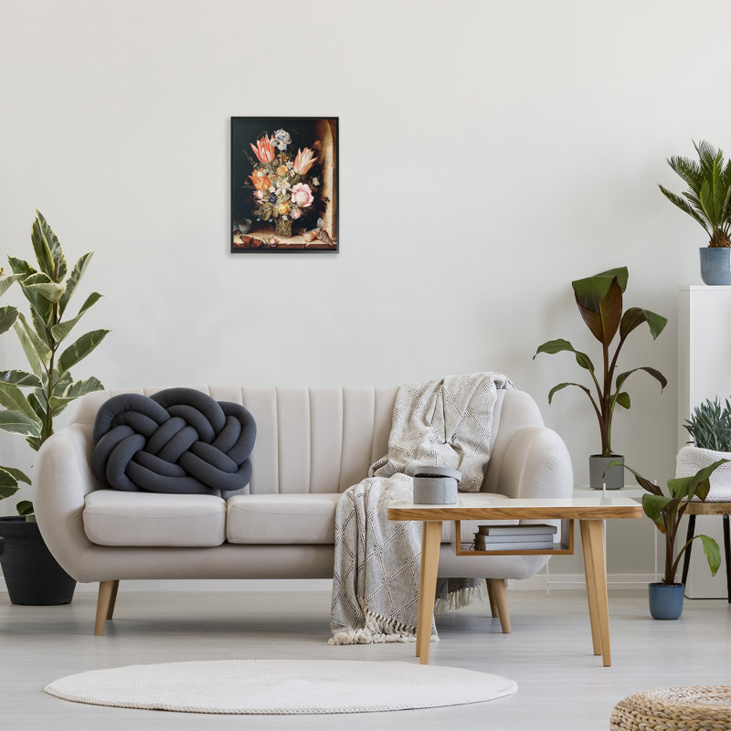 «Classic Bouquet Still Life», estampe numérique encadrée par Stellar Design Studio, H 20 po x l 16 po