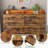 Vikky 6 Drawers Dresser with Power Outlet, Chest of Drawers with LED Light, Modern Dresser Organizer-1073386280
