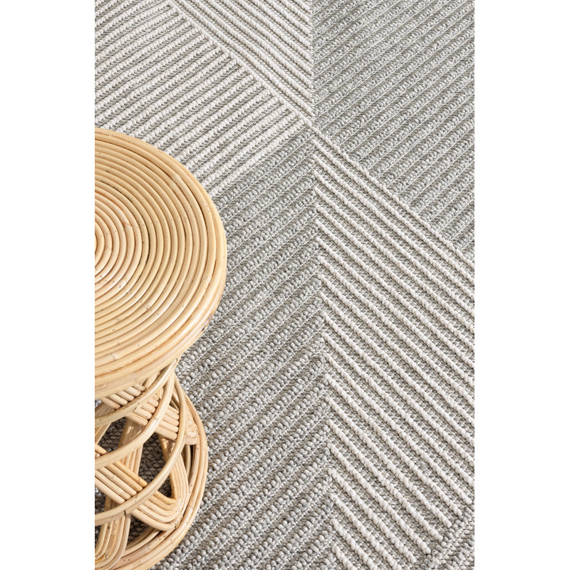 Rashondra Geometric Machine Made Indoor / Outdoor Area Rug, Rectangle 140 x 200cm